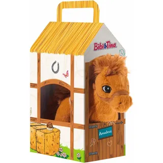 HEUNEC Plüschfigur "Bibi & Tina, Pferd Amadeus im Stall" enthält recyceltes Material, braun