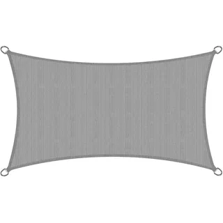Sol Royal Sonnensegel HS9 Rechteck Grau 400x200 cm - Sichtschutz, Sonnensegel
