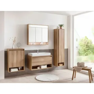 Fackelmann Waschbeckenunterschrank NATURA Asteiche 93,4 cm