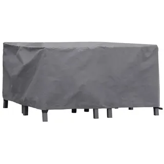 Perel Abdeckung für Gartenmöbel 140 x 140 x 70 cm Grau