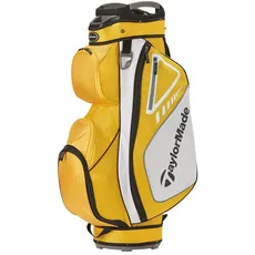 TaylorMade Unisex-Erwachsene Select Cartbag Golftasche, Gelb/Weiß/Schwarz