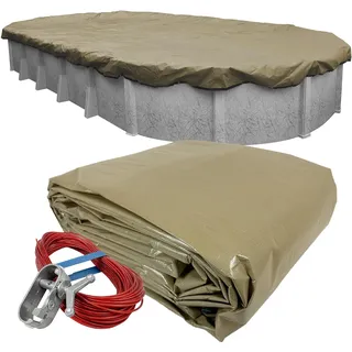 Robelle Überlegene Poolabdeckung für ovale Aufstellbecken 4,6 x 8,2 m, 601527-4