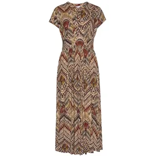 LASCANA Midikleid Ethnoprint Braun/Mehrfarbig 38