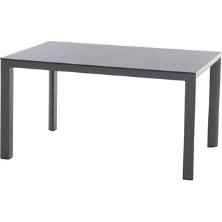 Siena Garden Gartentisch Silva Rechteckig HPL Ferro 90 cm x 160 cm