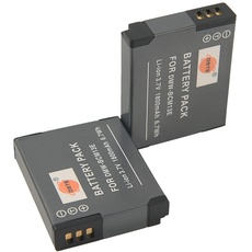 DSTE DMW-BCM13E Wiederaufladbarer Li-Ionen-Akku, kompatibel mit Panasonic Lumix DMC-FT5 DMC-TS5 DMC-TZ37 DMC-TZ40 DMC-ZS27 DMC-ZS30, 2 Stück