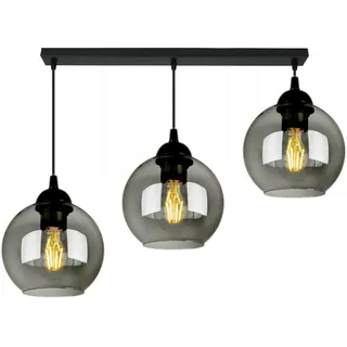 FKL DESIGN Home Deco Deckenlampe Pendellampe Hängelampe Wandlampe Tischlampe Leuchte Pendelleuchte Kugel Schwarz Grau Weiß Lampe aus Serie N100 verschiedene Varianten (BZ3)