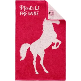 Dyckhoff Pferdefreunde Handtuchset 5-tlg. pink