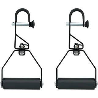 Yes4All Drehbare Klimmzuggriffe mit Rutschfesten Griffen und Schaumstoffpads - Dynamische Fitness Griffe befestigbar an Klimmzugstangen, Langhanteln, Latzug