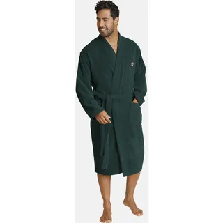 Hausanzug JAN VANDERSTORM "Bademantel JANNING" Gr. 6XL, grün (dunkelgrün), 6XL, Obermaterial: 100% Baumwolle CO., Hausmäntel, Hausanzug