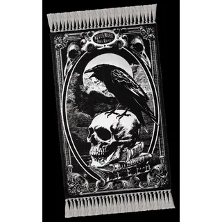 Teppich Totenkopf - Poes Rabe - „Poes Raven – Nevermore“ - by Alchemy Altardecke