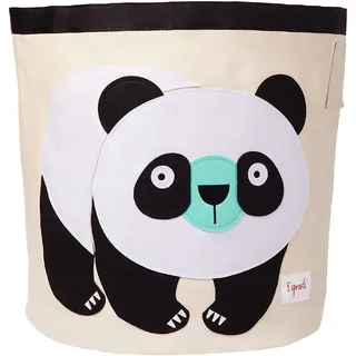 3 Sprouts Korb Kinderzimmer - Spielzeugkorb für Spielzeug Aufbewahrung, Wäschekorb Kinder - Aufbewahrungskorb Spielzeug, Korb für Kinderzimmer, Aufbewahrungskorb Kinder - Panda