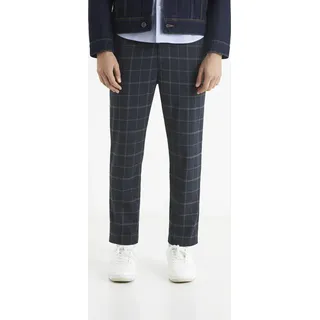 Celio Karierte 24H-Hose 1109752__40/34 - Dunkelblau