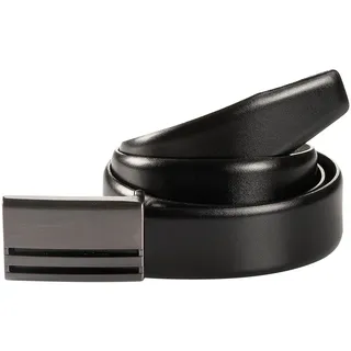 Koppelgürtel MONTI "BERLIN", Herren, Gr. 85, schwarz, Materialmix, unifarben, Gürtel Koppelgürtel, 3,5 cm breit, Klassisch-Business, Koppelschließe