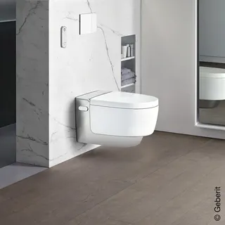 Geberit AquaClean Mera Comfort Wand-WC mit WC-Sitz Weiß