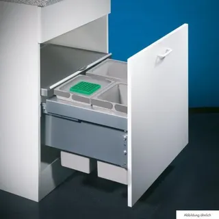 Cox Base 360 s/600-3, Abfallsammler für Frontauszüge, mit Biodeckel, anthrazit