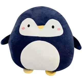 OUKEYI Weiches Pinguin-Plüsch-Umarmungskissen, niedliches Anime-Wurfkissen, Stofftierpuppenspielzeug,