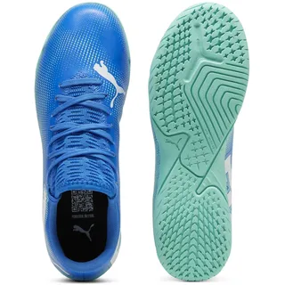 Future 7 Play IT Kinder Hyperlink Blue-Mint-Puma White 38