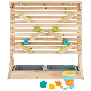 My Baby Lou Wasserspielwand , Naturfarben , Holz, Kunststoff , Tanne , massiv , 91.5x93.5x54.5 cm , unisex , Fsc, EN 71 , Spielzeug, Holzspielzeug