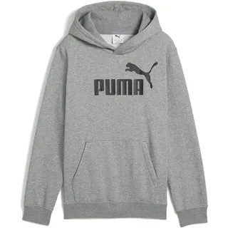 Puma Essentials No. 1 Logo Fleece Hoodie Jungen 03 medium gray heather 164