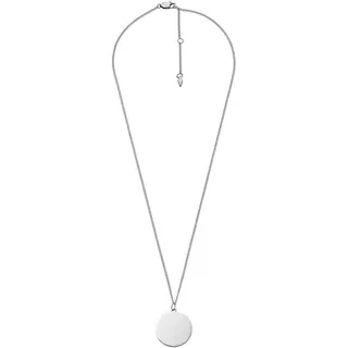 Fossil Halskette Für Frauen Drew, Länge: 460mm+55mm, Breite: 21.5mm, Höhe: 21.5mm Silber Edelstahl Halskette, JF04384040