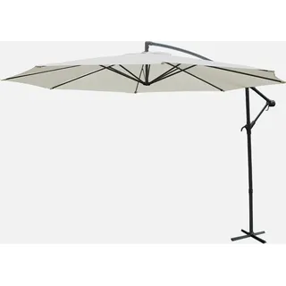 sweeek - Runder Ampelschirm Ø350cm - Ecru - Beige