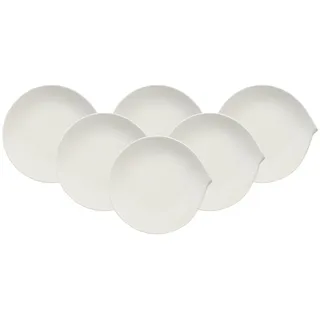 Villeroy & Boch Speiseteller Flow ø 27 cm 6er Set weiß