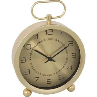 Atmosphera createur d'interieur - Tischuhr irina metall goldfarben h19cm - Gold