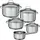ELEGANCE Topf-Set 5-tlg. Kochtopf + Bratentopf + Stieltopf