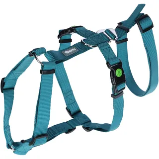 Kerbl Miami Hundegeschirr, - Turquoise - 20 mm x 48-70 cm