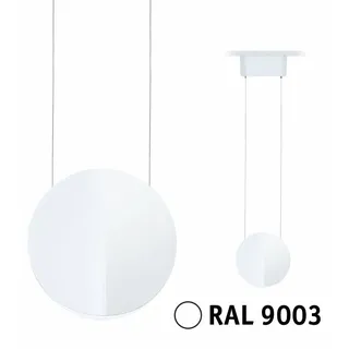 Paulmann URail LED-Pendelleuchte, 3-stufig dimmbar, Modell Alejandro, 10 W, 4000 K, dimmbar, 230 V, weiß