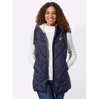 Casual Looks Longweste, blau