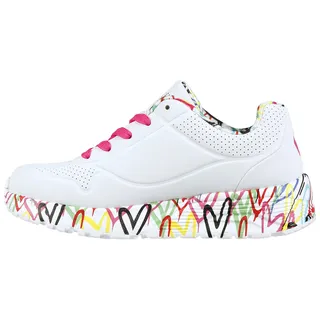 SKECHERS Uno Lite Lovely Luv Kinder Weiß/Pink 32