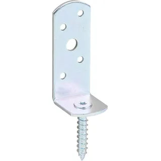 GAH Alberts Flechtzaunhalter L-Form 11,5 x 3,15 x 8,3 cm Gelb/Stahl