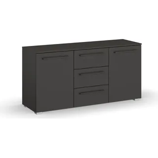 Rauch Kombikommode 120 x 61 x 42 cm Graphit