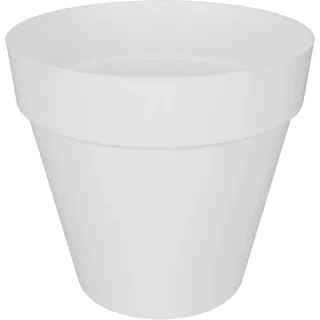 Elho Blumentopf Loft Urban mit Rollen Ø 50 cm weiß