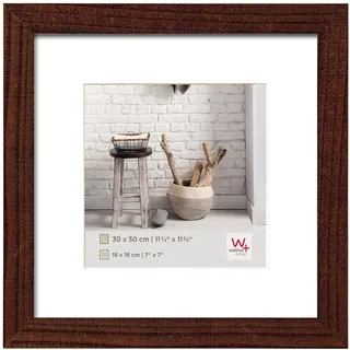 walther + design Bilderrahmen Home Nussbaum 40x40 cm 2er Set