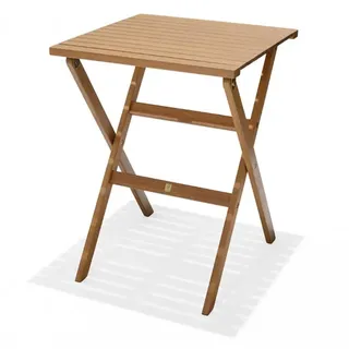 Chillvert Mailand Fsc Eukalyptus Klappbarer Quadratischer Tisch 56x56 Cm - Wooden - One Size