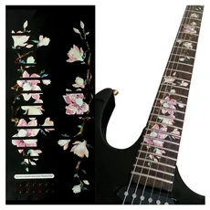 Inlaystickers Sticker Griffbrett Position Marker für Gitarren – Magnolia Flowers