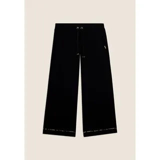 Freddy Culotte "Jersey 7/8 tel Culotte" mit elastischem Bund und Tunnelzug, bequem, weites Bein, schwarz with leopard stripe