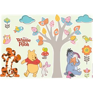 KOMAR Deco-Sticker Winnie Pooh Nature Lovers 50 x 70 cm