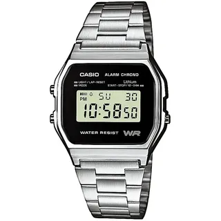 Casio A158WEA Edelstahl 33,2 mm A158WEA-1EF