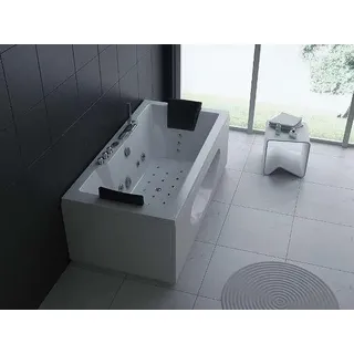 Whirlpool Torino 180x90cm für 2 Personen mit Hydro- & Airjets und Ozondesinfektion