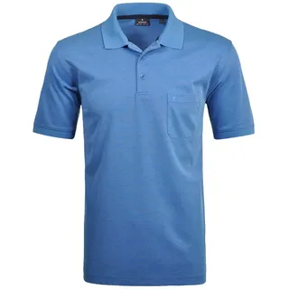 RAGMAN Softknit-Polo blau S