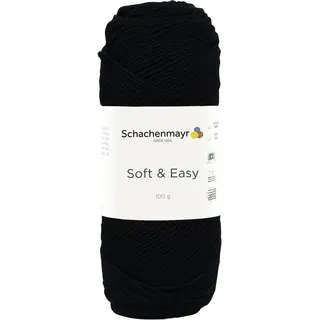 Schachenmayr Soft & Easy 9807353-00099 schwarz Handstrickgarn