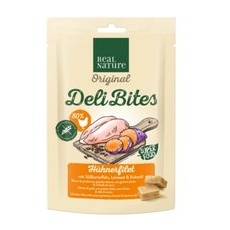 REAL NATURE Original Deli Bites 150g Hühnerfilet mit Süßkartoffeln, Leinsaat & Kokosöl