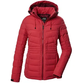 KILLTEC Damen Steppjacke mit abzippbarer Kapuze/Funktionsjacke ist wasserabweisend KOW 10 WMN QLTD JCKT, modern red, 42, 41807-000