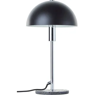 LeGer Home by Lena Gercke Tischleuchte »Linnea Pilz Lampe - Travertin Steinfuß« E14 1 Stk. Pilzleuchte, Tischlampe, Höhe 35,5 cm, Naturstein, Pilzlampe, schwarz