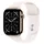 Watch Series 11 GPS + Cellular 42 mm Titaniumgehäuse gold Gummiarmband rosa S/M