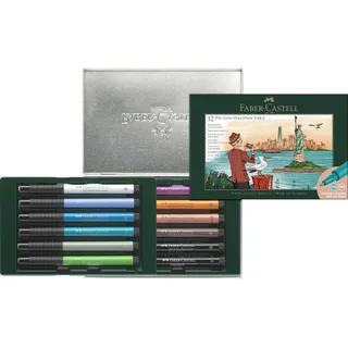 Faber-Castell Tuschestifte Pitt Artist Pen Set New York 12 St.