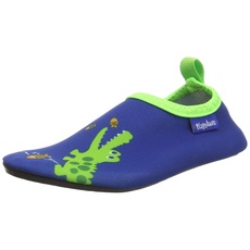 Bild Jungen Unisex Kinder Barfuß Aqua-Schuhe Krokodil, Marine Blau, 30/31 EU